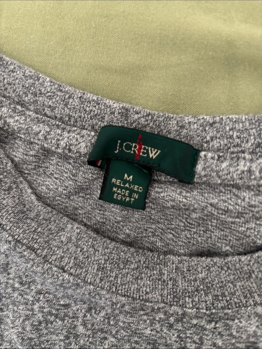 Jcrew Heather Gray Long Sleeve Tee